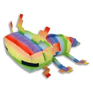 Minecraft Rainbow Axolotl Plush Toy